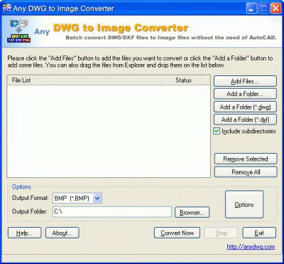 AutoCAD DWG to Image Converter