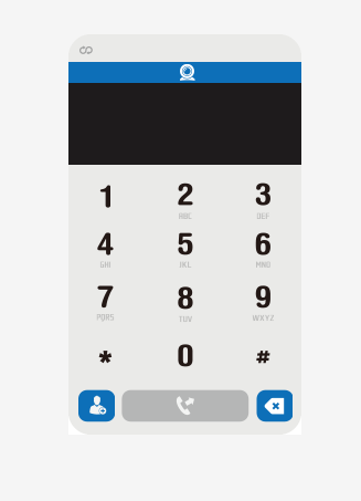 网页版拨号界面效果