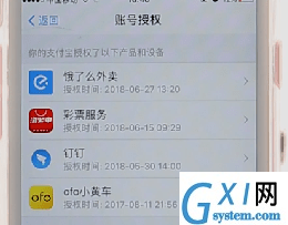 在支付宝里查授权的操作步骤截图